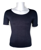 Black -round neck