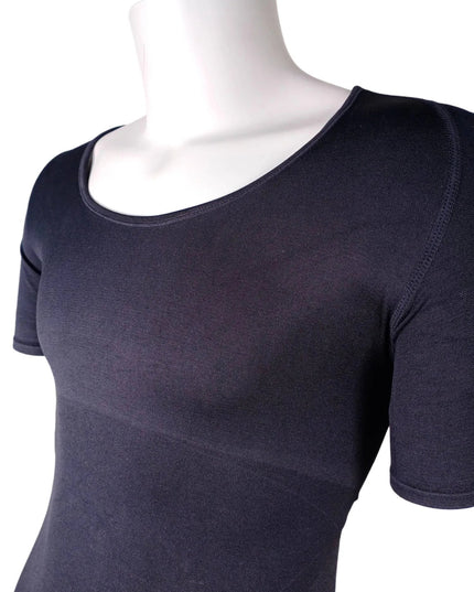 Splash Slim Ezze Black: Shapewear for men, invisible comfort & definedphysique. "confidence", "comfort", "invisible", "shaping", "defined", and "men".