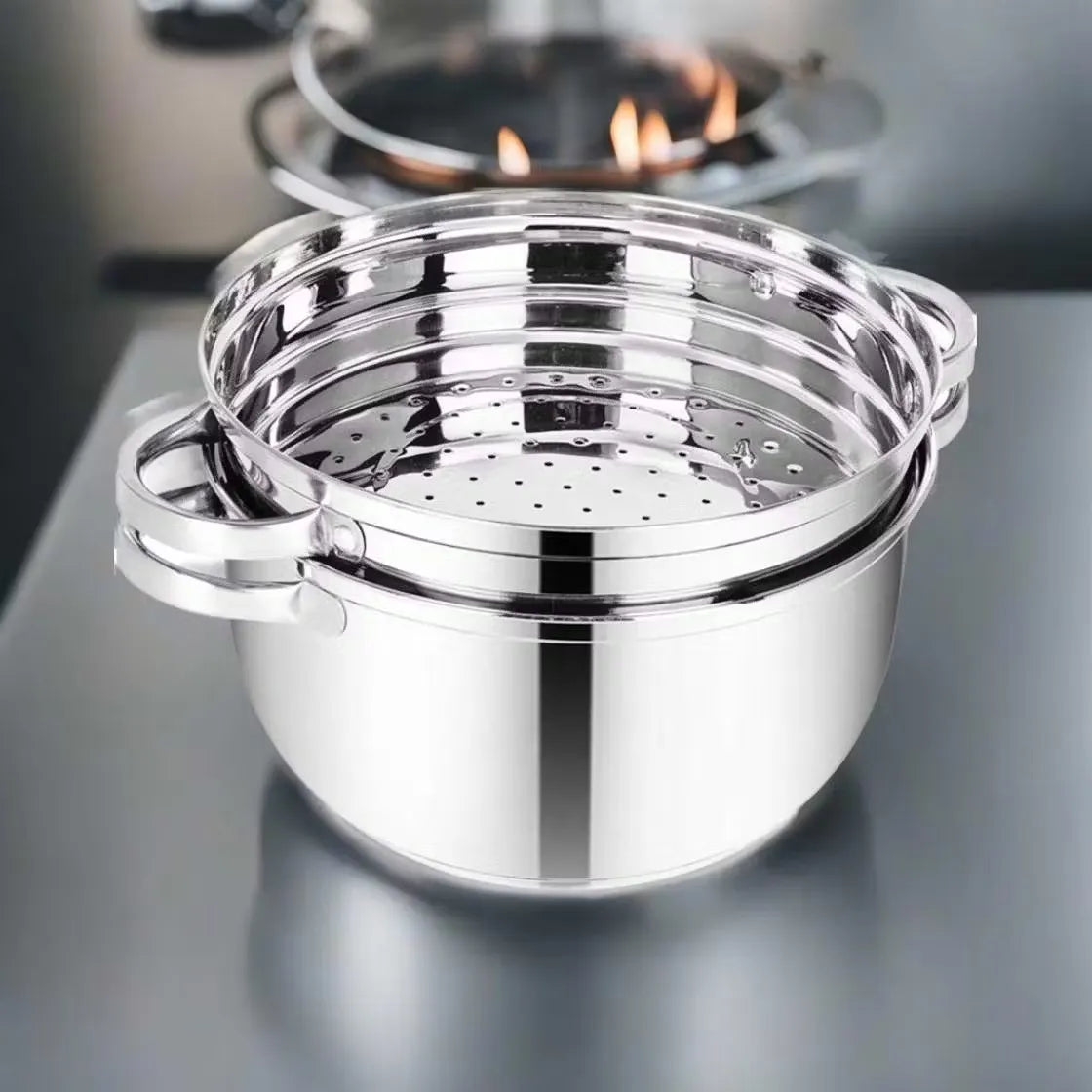 Insiya 8-pc Stainless Steel: Cook & shine in your kitchen.  Sleek & durable Insiya pots/pans. Elevate your cooking.  Shine in the kitchen! 8-piece Insiya cookware set. Shine in your kitchen! Get Insiya 8-pc cookware set. Upgrade your cooking: Shop Insiya cookware now!