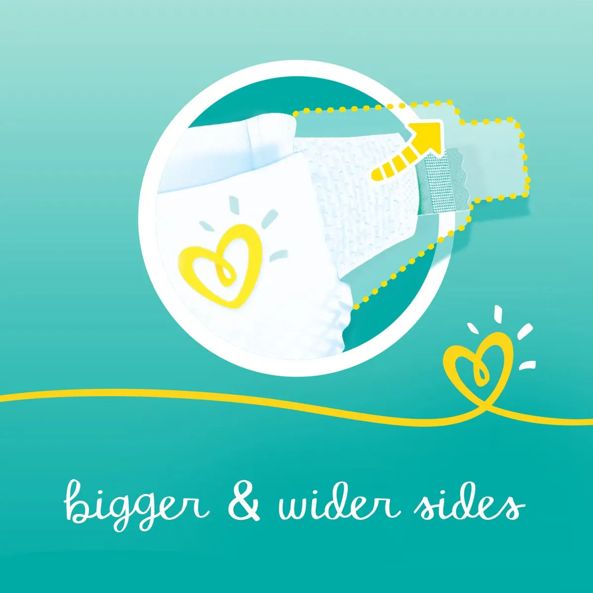 Pampers Baby Basic Size 2 Diapers - Pack of 4, Up to 8kg