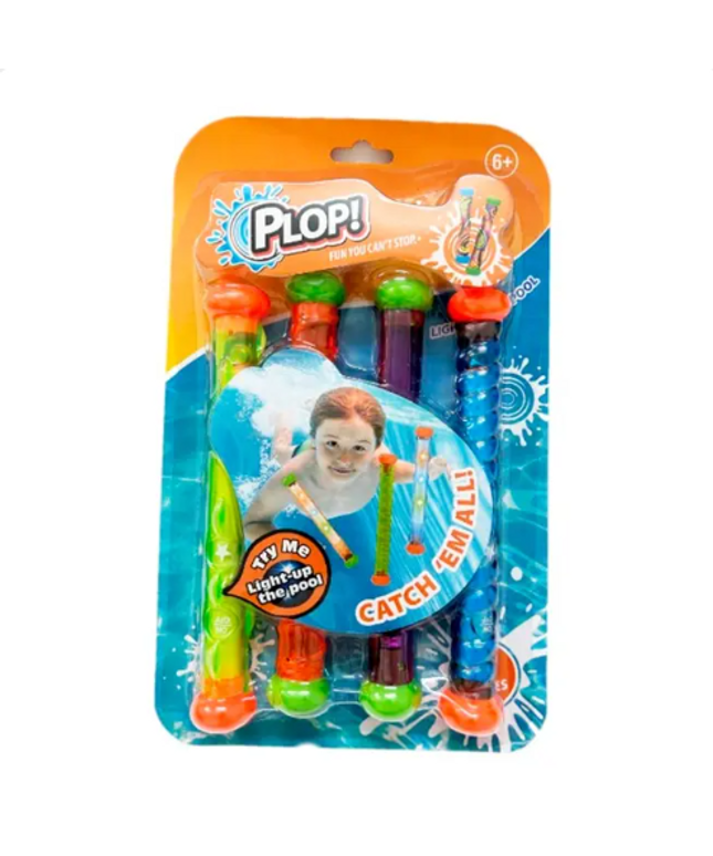 Plop™ Dive Sticks for Kids 🎉 Swimming Pool Toys 🐠 Underwater Training Sticks 🌊 Safe & Durable Water Game Set for Summer Fun ☀️