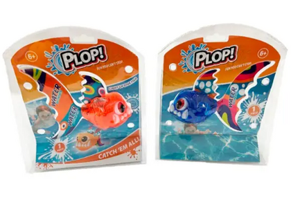 Swimline LED Light-Up Piranha Dive Toy – Glowing Underwater Game for Kids | Perfect for Pool & Bath Fun