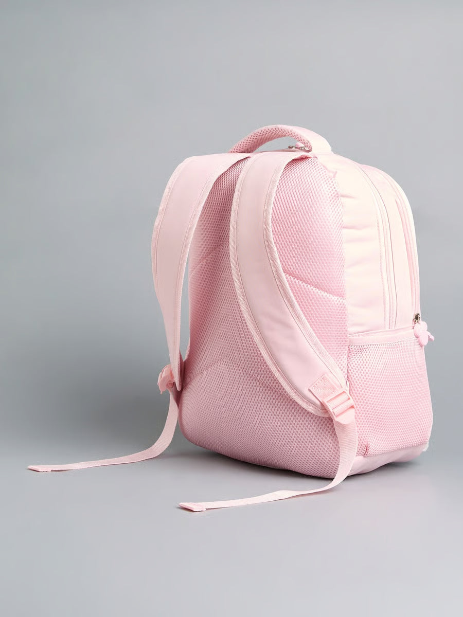 Minnie Mouse Detail Backpack With Adjustable Shoulder Straps