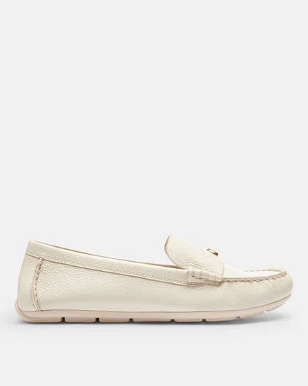 Coach Jocelyn Leather Loafer White Cw980