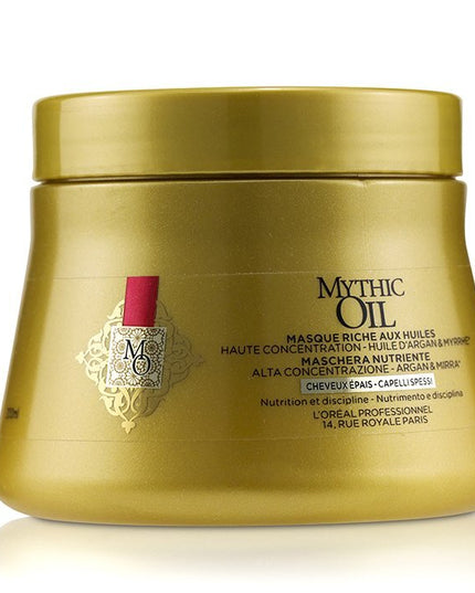 L'Oreal Professionnel Mythic Oil Oil Rich Masque High Concentration Argan Oil with Myrrh (Thick Hair) 200ml/6.76oz