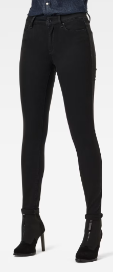 G-Star Raw Yield Black Ultimate Stretch Denim Women - G-Star Shape High Super Skinny