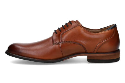 Arlo Men's Brown Leather Shoes by Craft MASTER