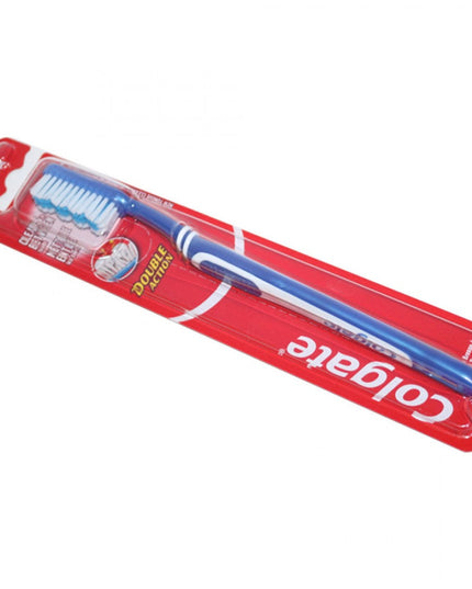 Colgate Double Action Medium Toothbrush - Blue