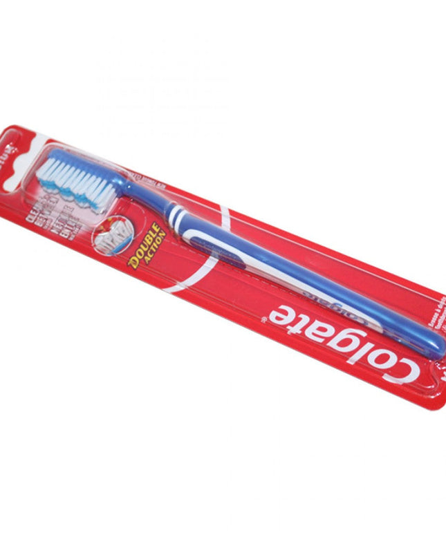 Colgate Double Action Medium Toothbrush - Blue