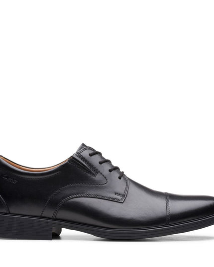 Clarks Men's Leather Work Boot - Black