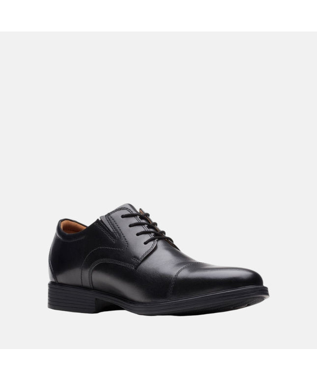 Clarks Men's Leather Work Boot - Black