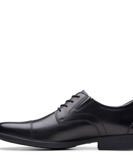 Clarks Men's Leather Work Boot - Black