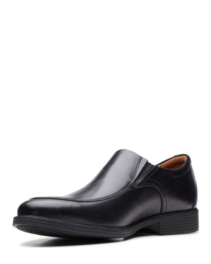 Clarks Mens - Whiddon Step Black Leather