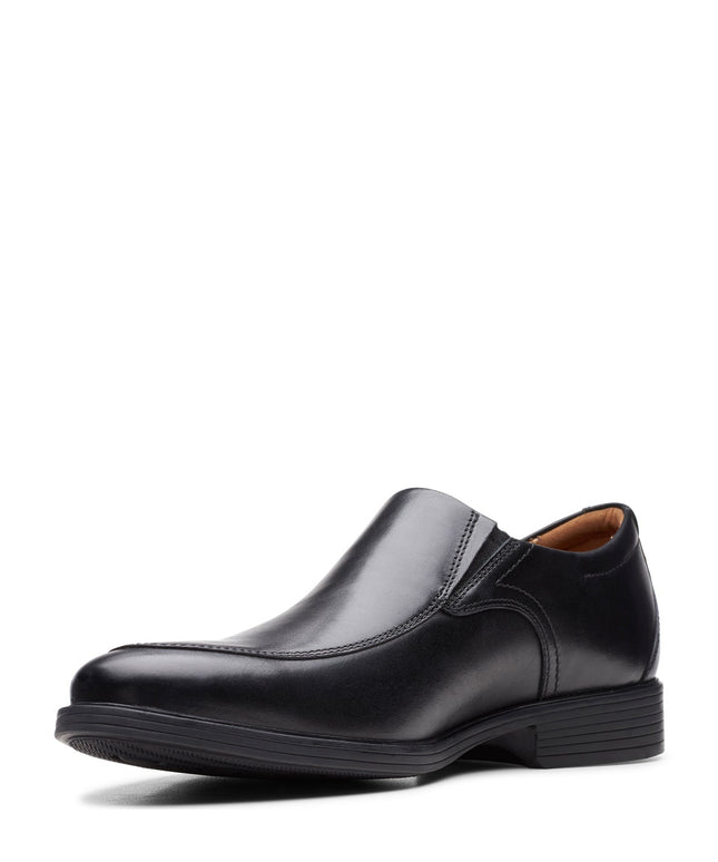 Clarks Mens - Whiddon Step Black Leather