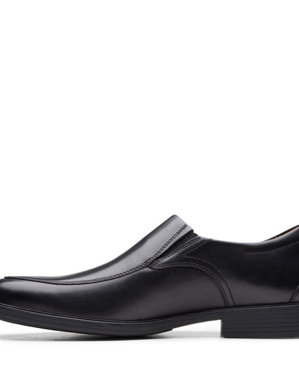 Clarks Mens - Whiddon Step Black Leather