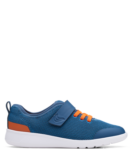 Clarks Scape Trace K Boys Trainer Shoes | Gray