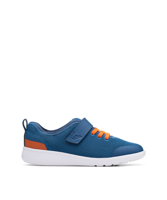 Clarks Scape Trace K Boys Trainer Shoes | Gray