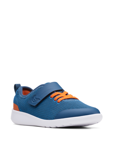 Clarks Scape Trace K Boys Trainer Shoes | Gray