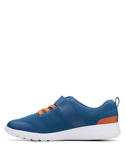 Clarks Scape Trace K Boys Trainer Shoes | Gray