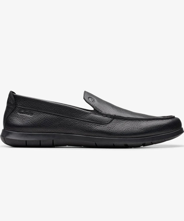 Mens - Flexway Step Black Leather