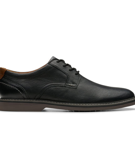 Clarks Mens Radcliff Low Black Leather