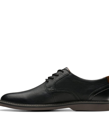 Clarks Mens Radcliff Low Black Leather