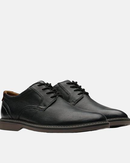 Clarks Mens Radcliff Low Black Leather