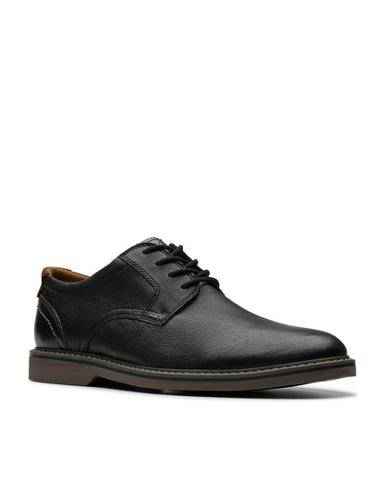 Clarks Mens Radcliff Low Black Leather