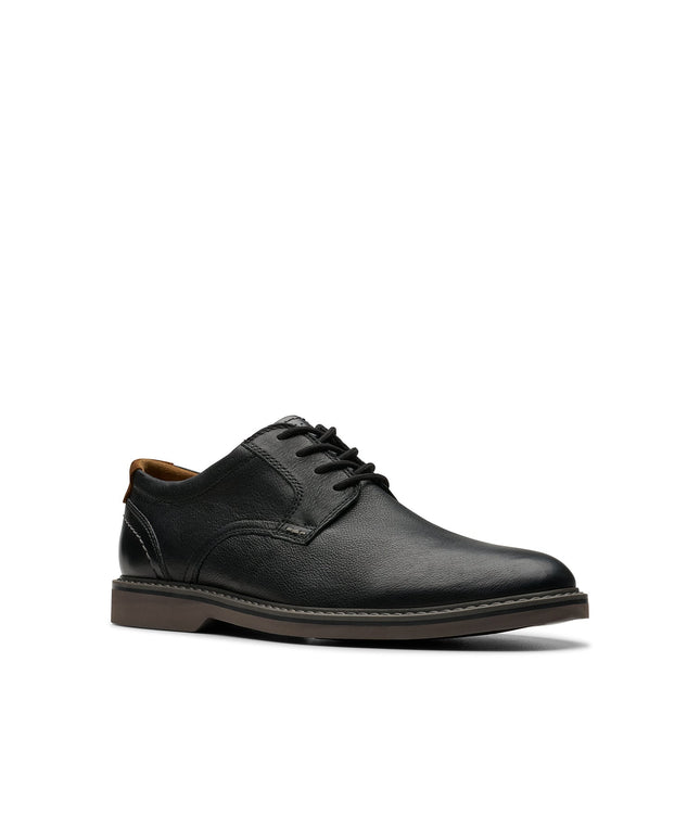 Clarks Mens Radcliff Low Black Leather
