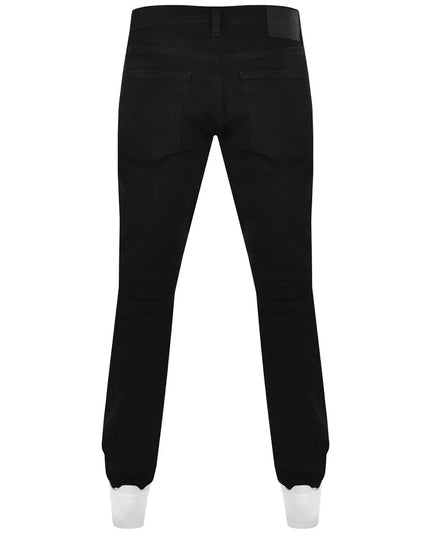 Men's Diesel D-luster Slim Tapered Jean Washed Black 0elay