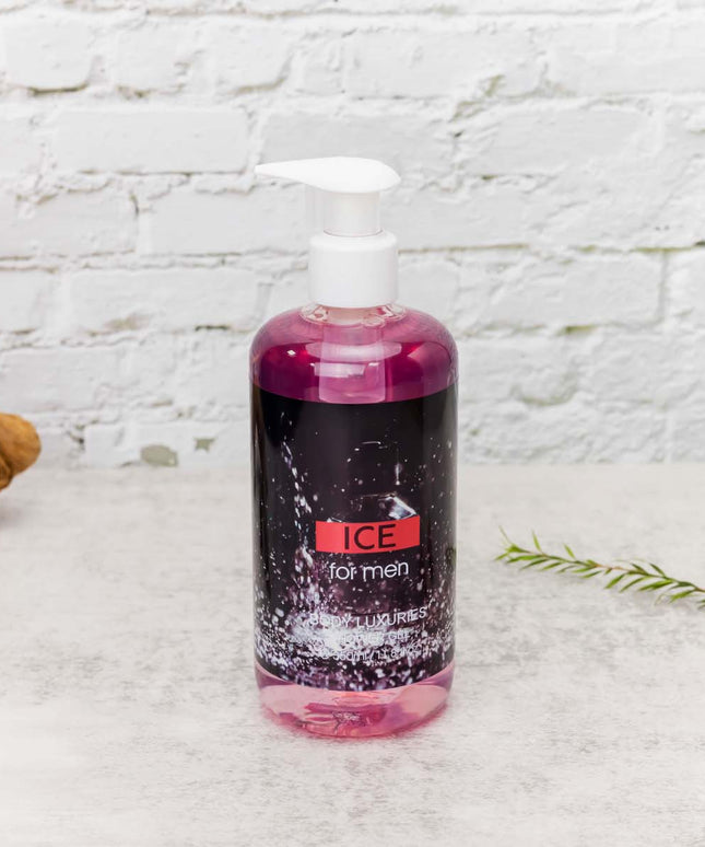 Body Luxuries Ice For Men set of 3 (Fragrance Mist 250ML + Shower Gel 350ML + Body Cream 200ML),TCO44107