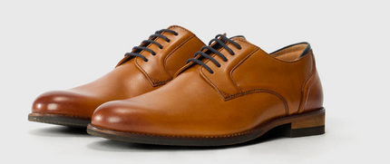 Clarks Craftarlo Men’s Tan Leather Lace-Up Shoes Light Brown