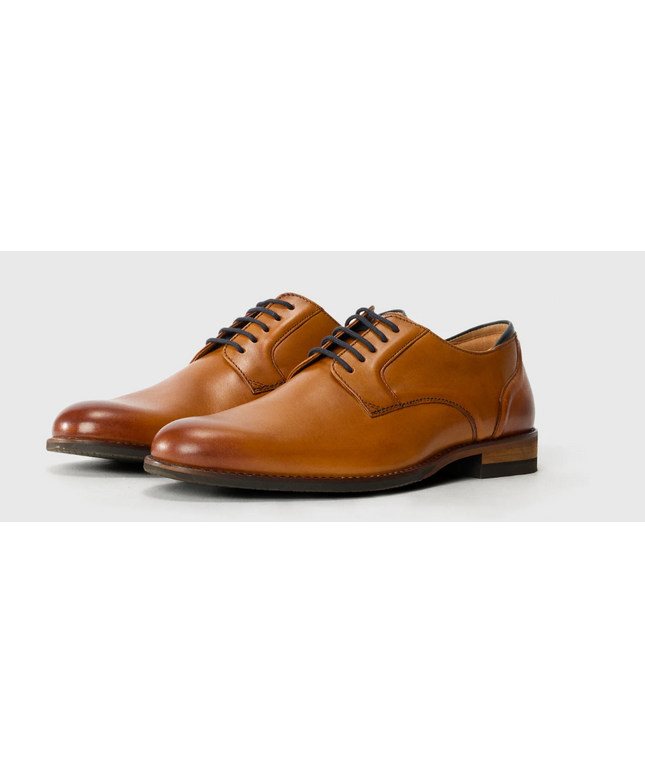 Clarks Craftarlo Men’s Tan Leather Lace-Up Shoes Light Brown