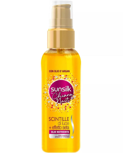 SUNSILK by CHIARA NASTI OLIO NUTRIENTE Spray Scintille di Luce + Effetto Seta