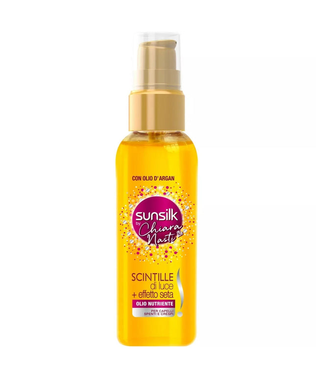 SUNSILK by CHIARA NASTI OLIO NUTRIENTE Spray Scintille di Luce + Effetto Seta