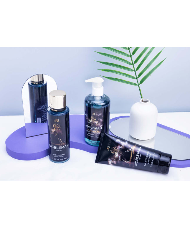 Body Luxuries Nobleman For Men set of 3 (Fragrance Mist 250ML + Shower Gel 350ML + Body Cream 200ML),TC046107