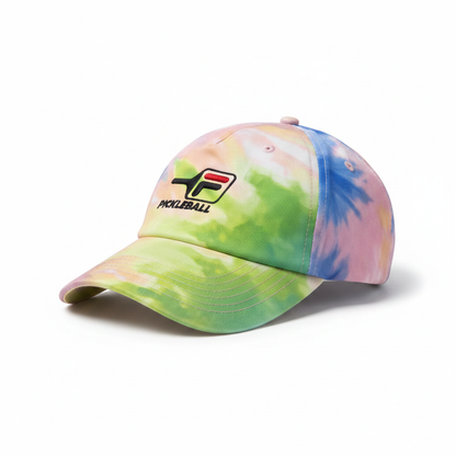 Fila Pickleball tie-dye baseball cap, side view