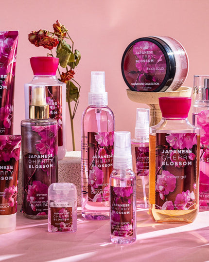 Dear Body Japanese Cherry Blossom set of (Body Splash 236ML + Shower Gel 295 + Body Butter 200g + Hand Lotion 59m),TD97490