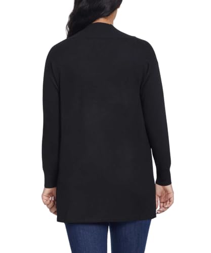 SIZE: S - Gloria Vanderbilt Women's Open Front Long Sleeve Super Soft Cardigan (US, Alpha, Small, Regular, Regular, Black)
