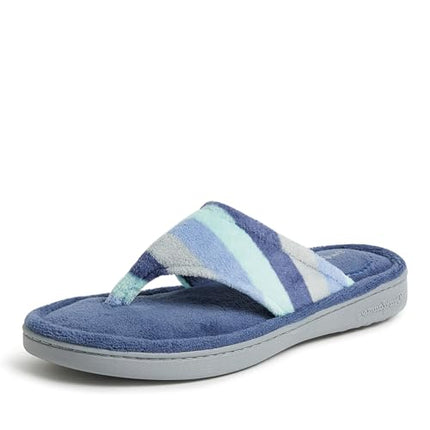 SIZE: 40/41 - Dearfoams Women's Melanie Terry Thong Slipper