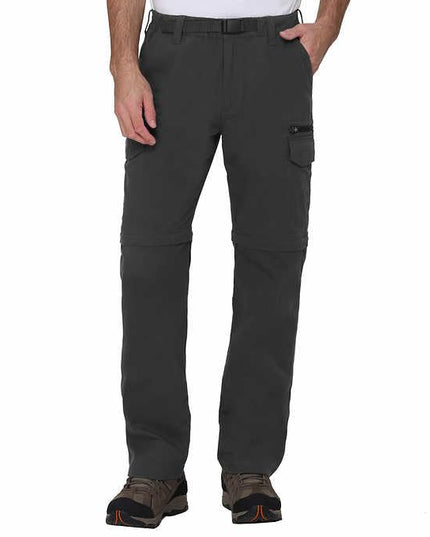 SIZE: L X 32 - BC Clothing Cargo Pants for Men - Tactical Pants - Hiking Convertible Outdoor Pants Men (Gray, LX32)