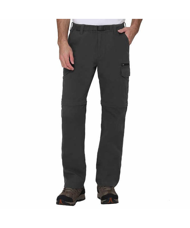 SIZE: L X 32 - BC Clothing Cargo Pants for Men - Tactical Pants - Hiking Convertible Outdoor Pants Men (Gray, LX32)