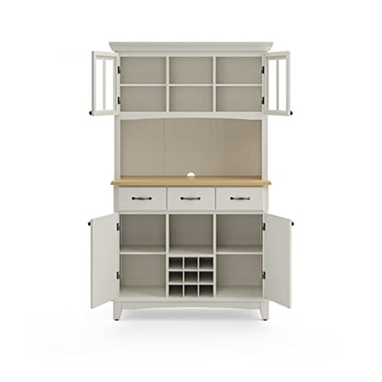 Homestyles sideboards-buffets-credenzas, Server with Hutch, Off White