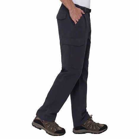 SIZE: L X 32 - BC Clothing Cargo Pants for Men - Tactical Pants - Hiking Convertible Outdoor Pants Men (Blue, )