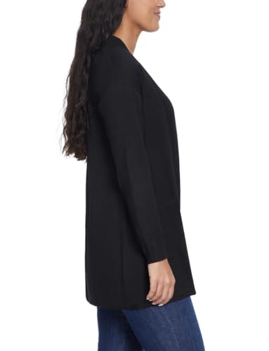 SIZE: S - Gloria Vanderbilt Women's Open Front Long Sleeve Super Soft Cardigan (US, Alpha, Small, Regular, Regular, Black)