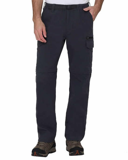 SIZE: L X 32 - BC Clothing Cargo Pants for Men - Tactical Pants - Hiking Convertible Outdoor Pants Men (Blue, )