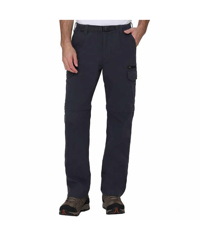 SIZE: L X 32 - BC Clothing Cargo Pants for Men - Tactical Pants - Hiking Convertible Outdoor Pants Men (Blue, )