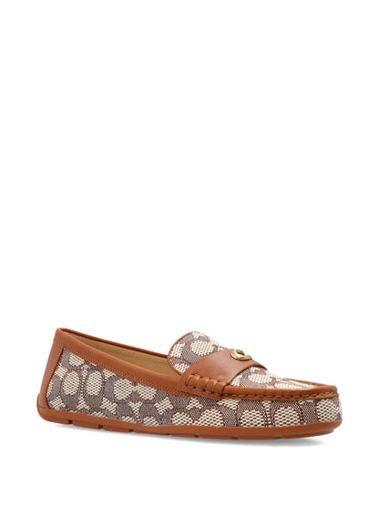 Coach Jocelyn Leather Loafer – Brown Patterned Design | Women'S Slip-On Shoes