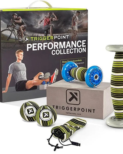 Trigger Point Performance Ultimate 6 Total Body Self Myofascial Release and Deep Tissue Massage Kit with User Guidebook and DVD
