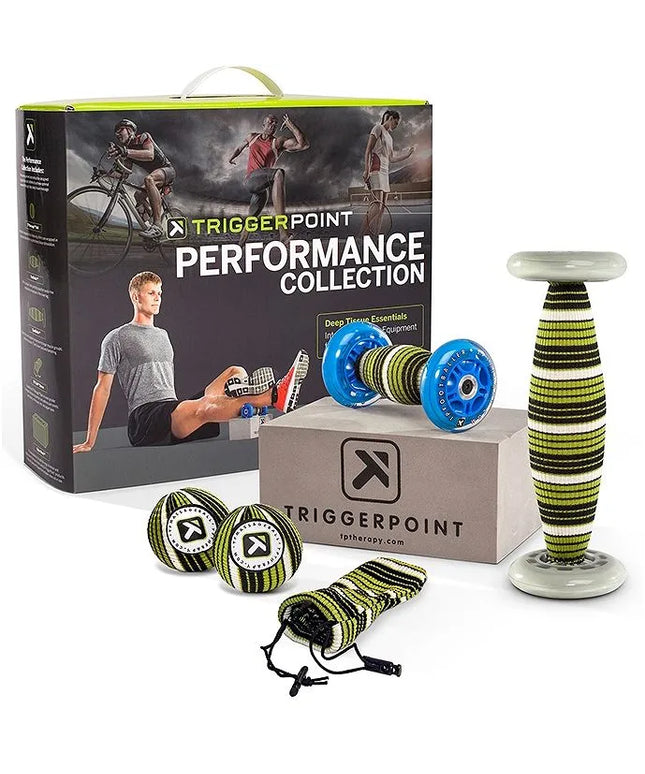 Trigger Point Performance Ultimate 6 Total Body Self Myofascial Release and Deep Tissue Massage Kit with User Guidebook and DVD